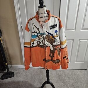 Looney Tunes Orange Bomber Jacket